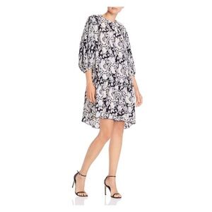 See By Chloe Black and White Mini Dress